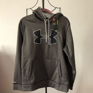 NWT UNDER ARMOR armour Storm grey hoodie men’s M